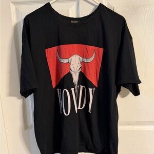 HOVDY Black Graphic Tee
